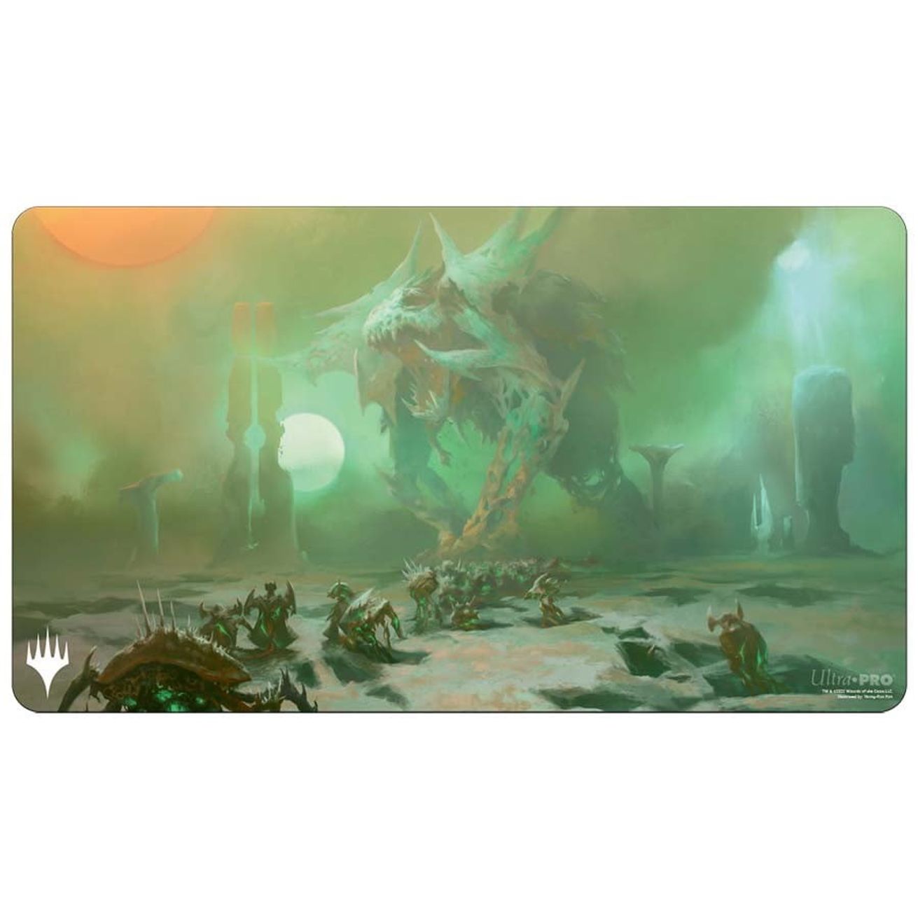 Phyrexia All Will Be One Green Sun's Twilight Standard Gaming Playmat for Magic The Gathering