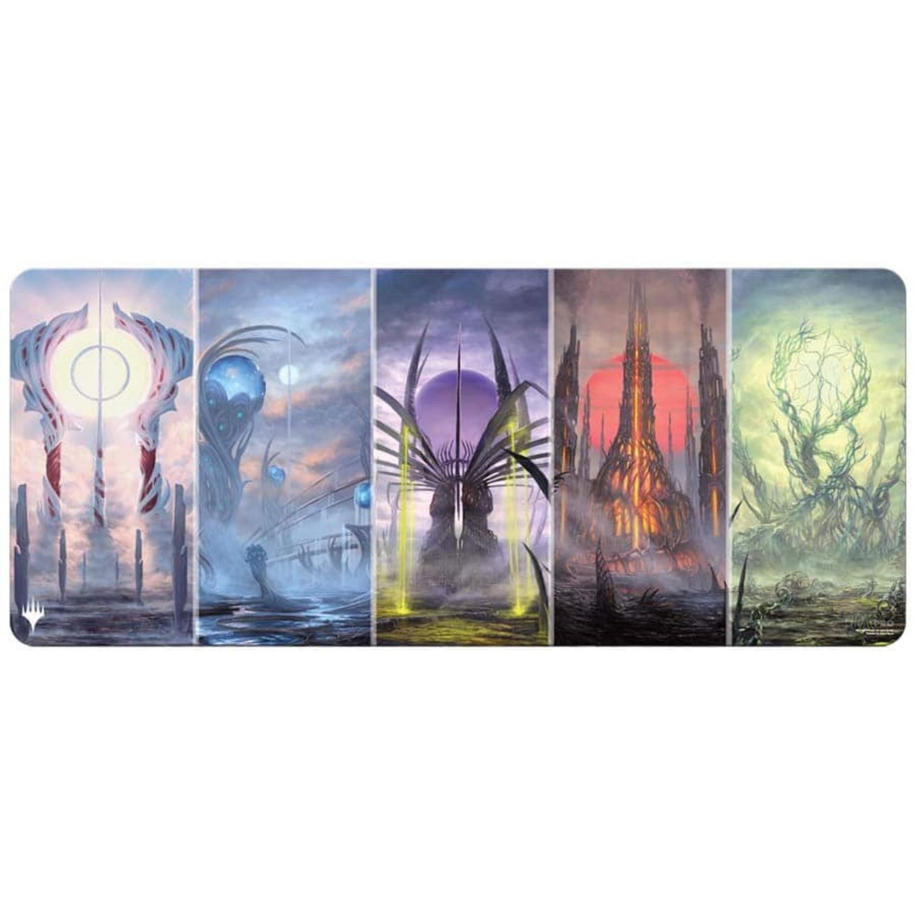 Phyrexia All Will Be One Phyrexian Basic Land Tableaux 6ft Table Playmat for Magic The