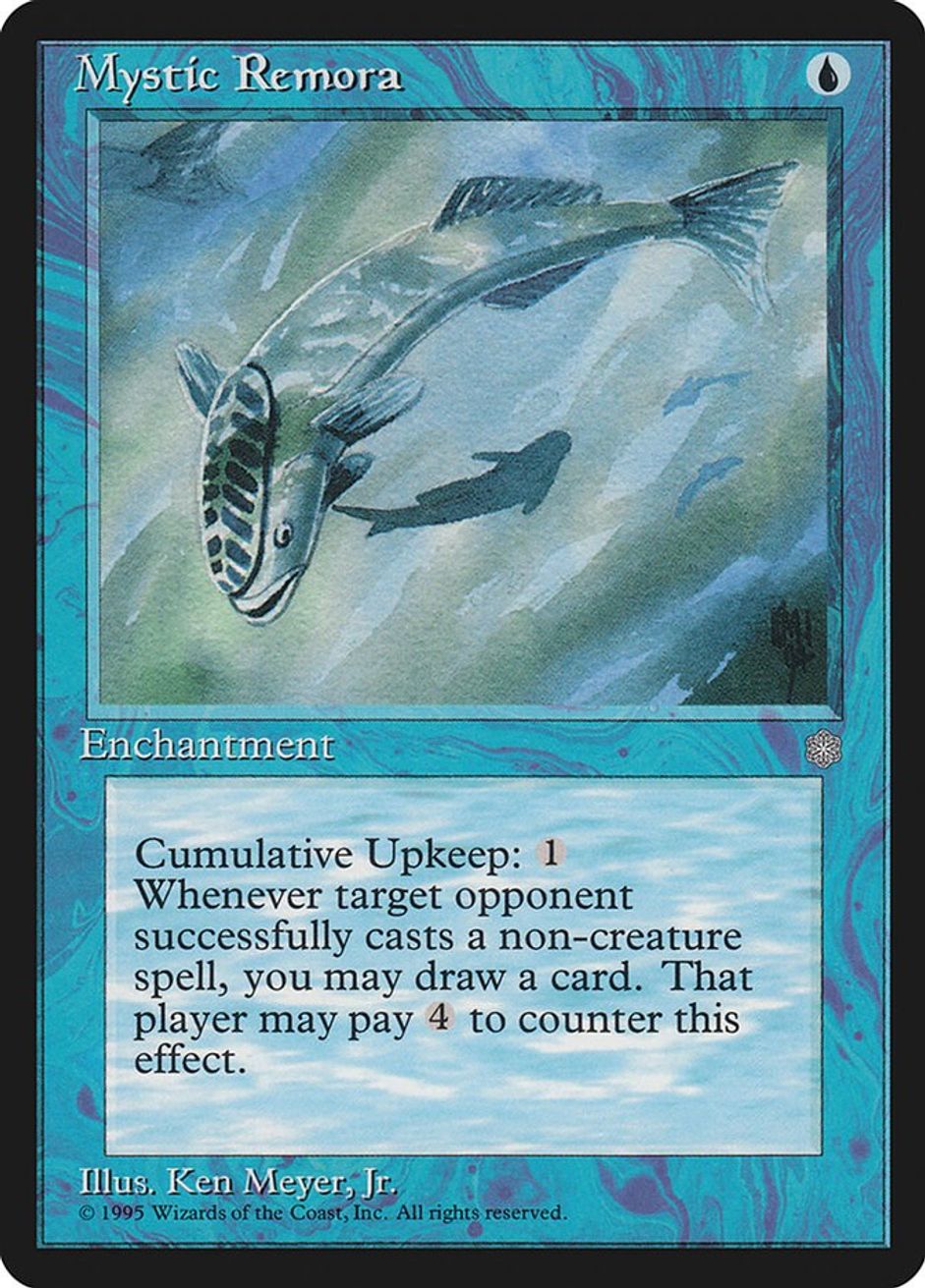 Mystic Remora Ice Age Magic The Gathering