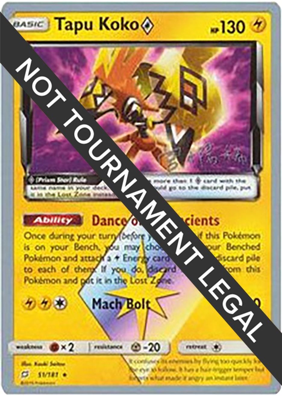 Tapu Koko Prism Star Haruki Miyamoto World Championship Decks Pokemon