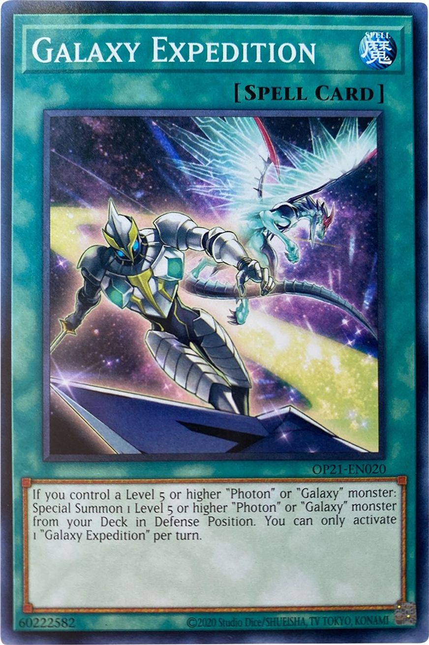 Galaxy Expedition Ots Tournament Pack 21 Yugioh