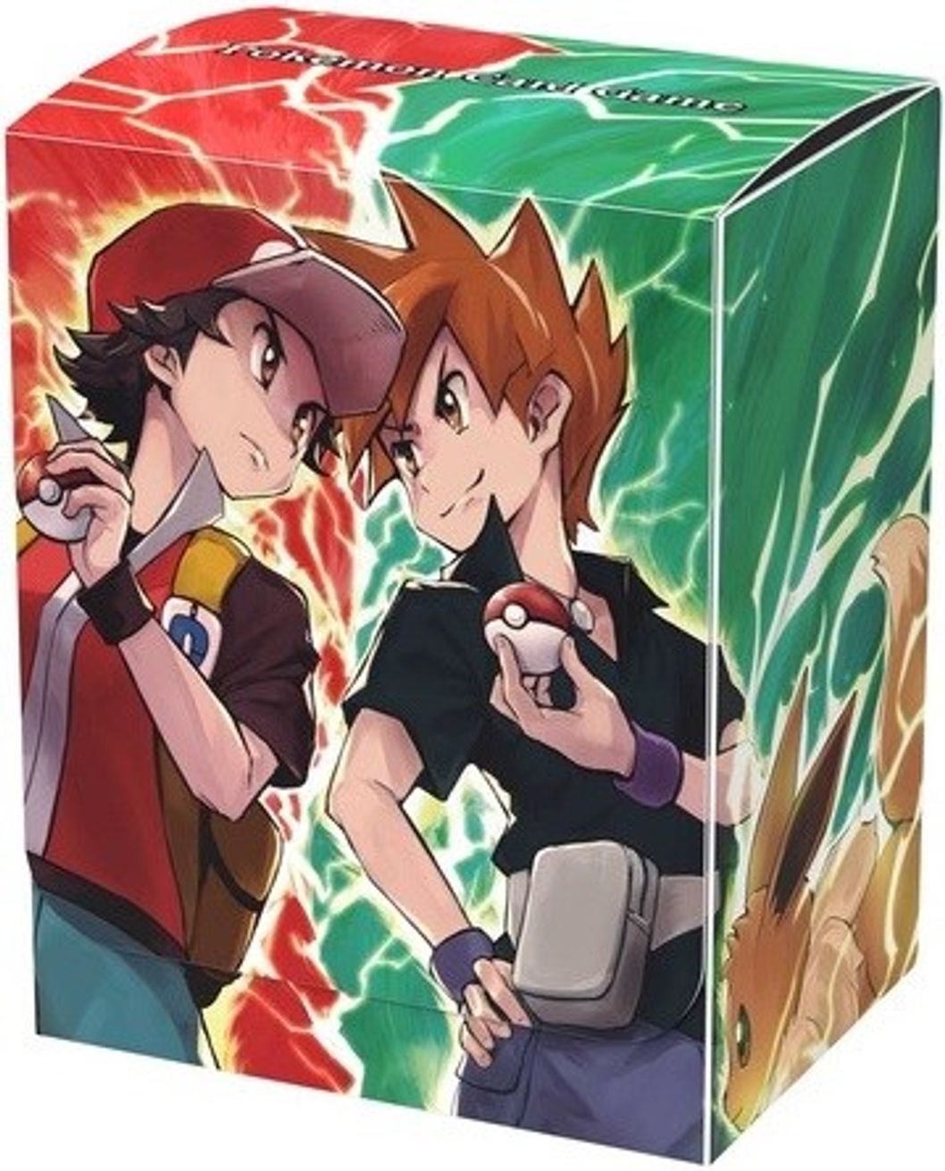 Pokemon Center Japan Exclusive Red and Green Deck Box Pokemon