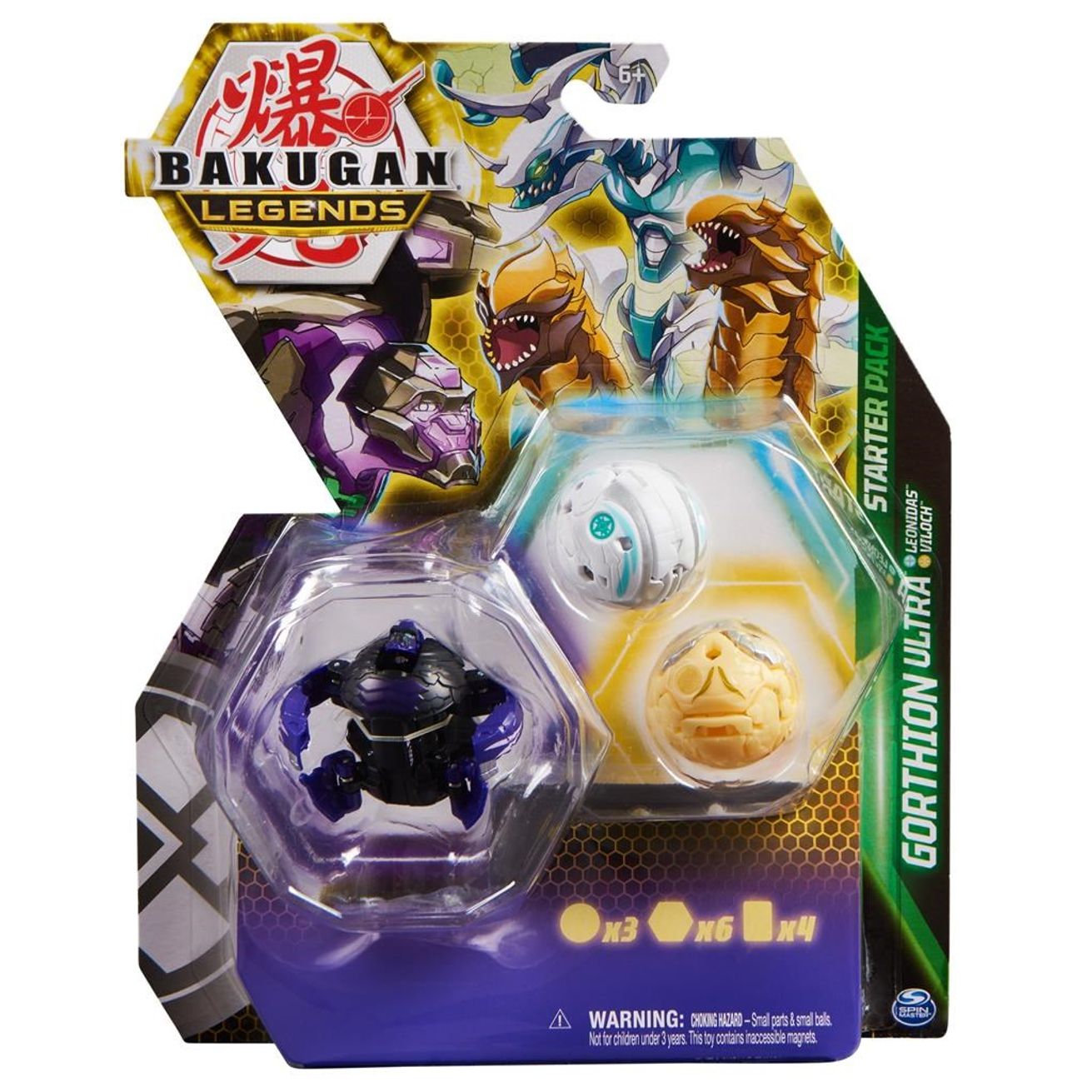 Bakugan Legends Starter Set Darkus Gorthion Ultra Legends Bakugan Tcg