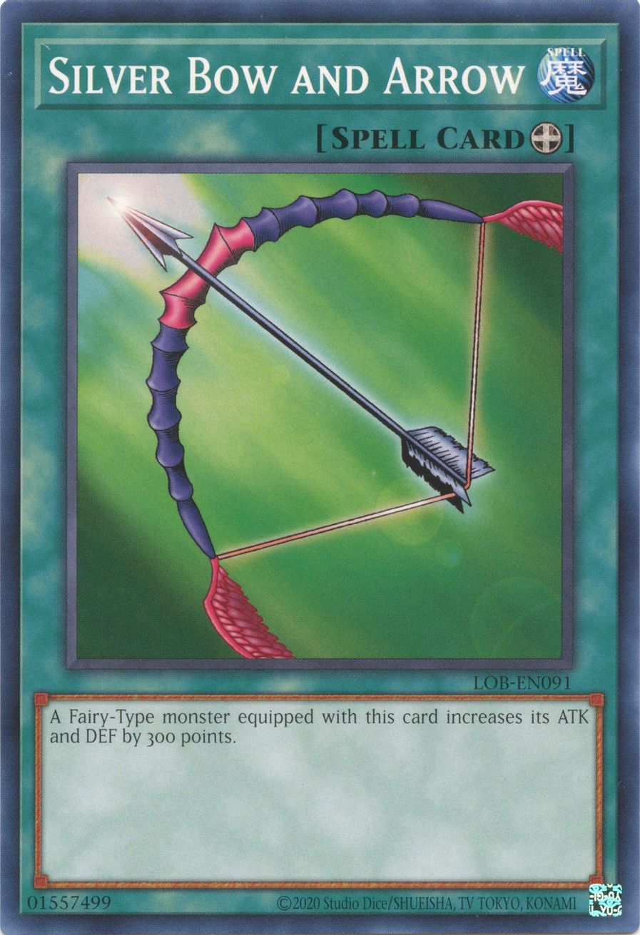 Silver Bow and Arrow Legend of Blue Eyes White Dragon