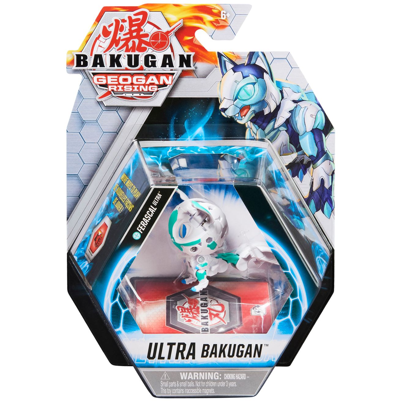 Bakugan Ultra Single Pack Haos Ferascal Ultra Geogan Rising