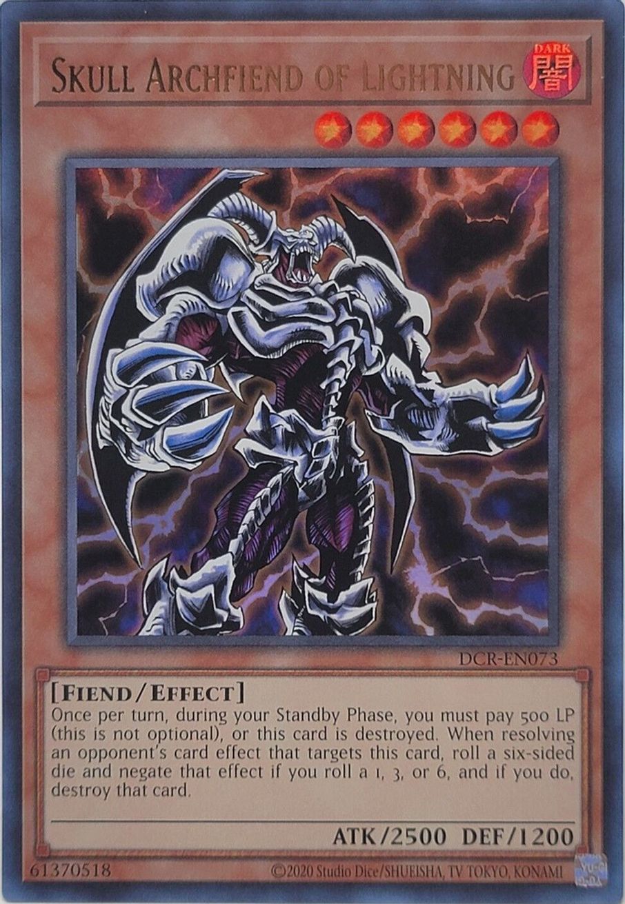 Skull Archfiend of Lightning Dark Crisis (25th Anniversary Edition