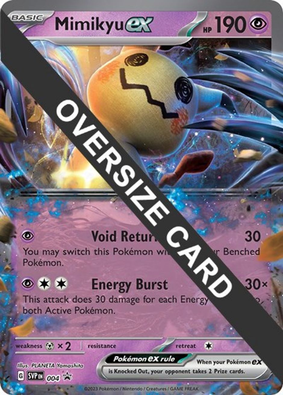 Mimikyu ex - Jumbo Cards - Pokemon