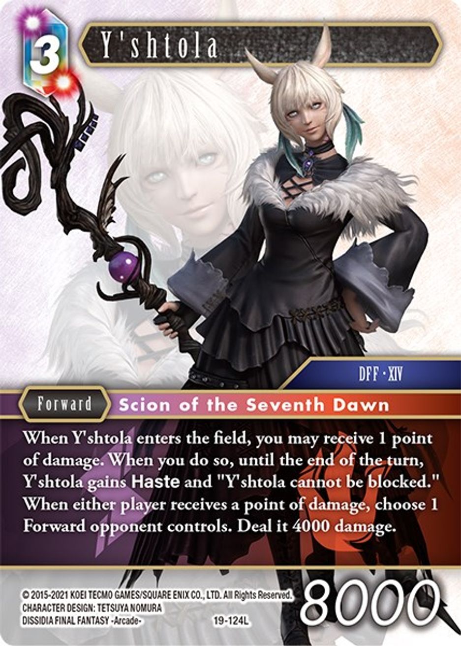 Y'shtola From Nightmares Final Fantasy TCG