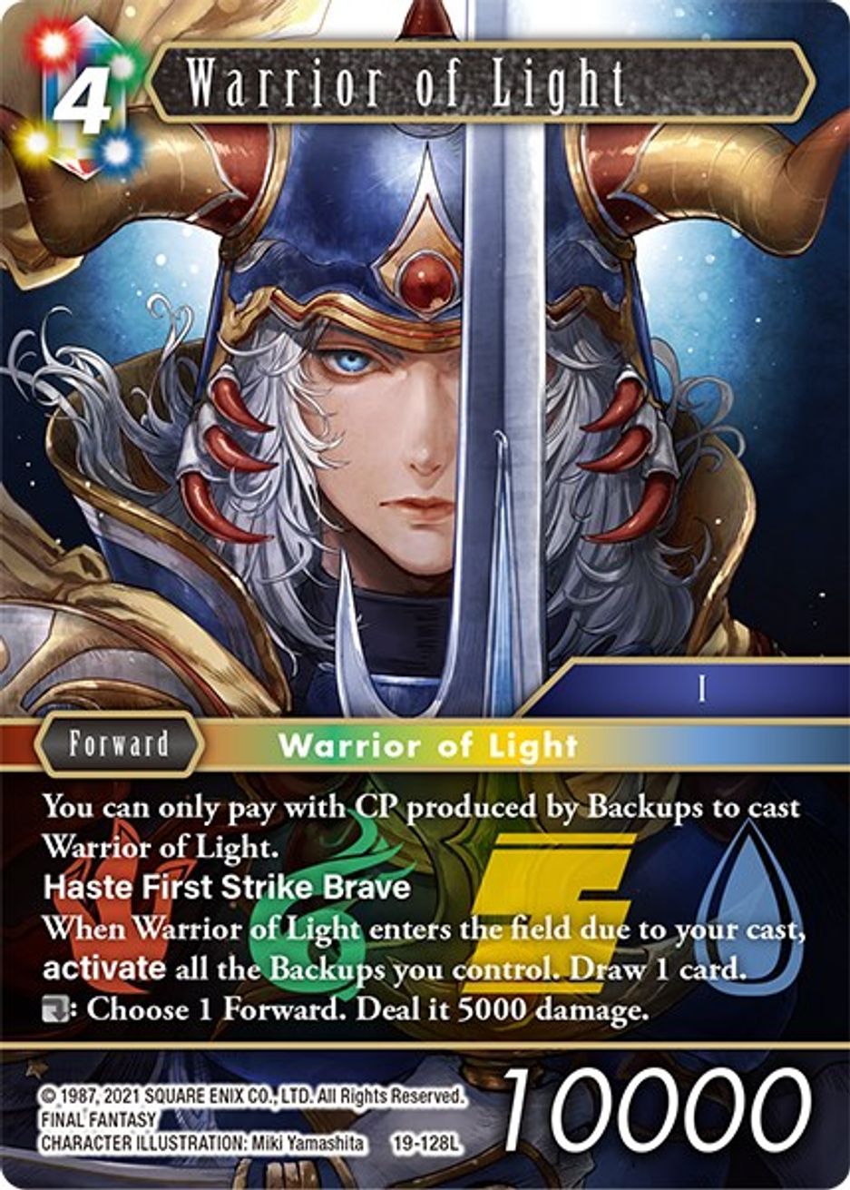 Warrior of Light From Nightmares Final Fantasy TCG