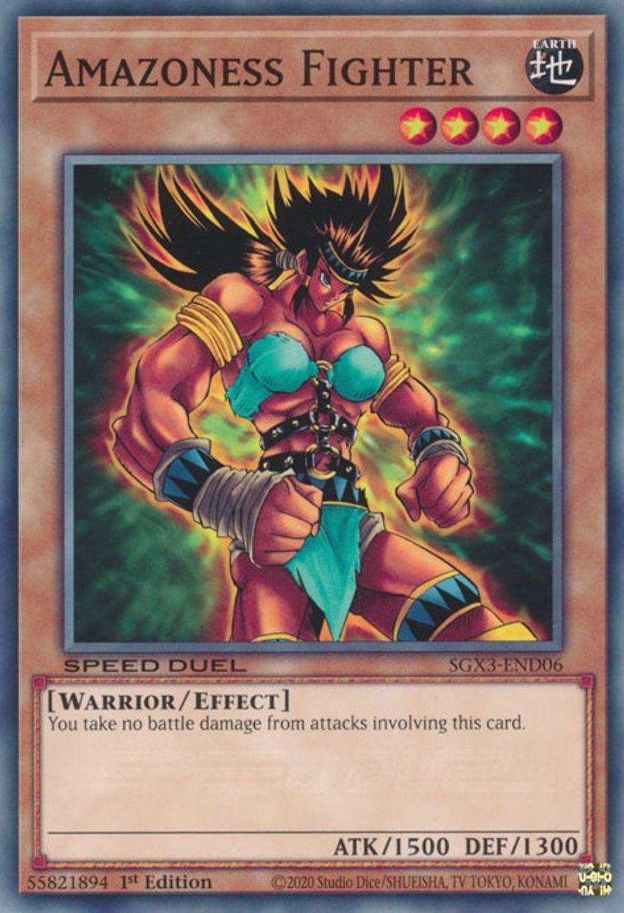 Amazoness Fighter Speed Duel GX Duelists of Shadows YuGiOh