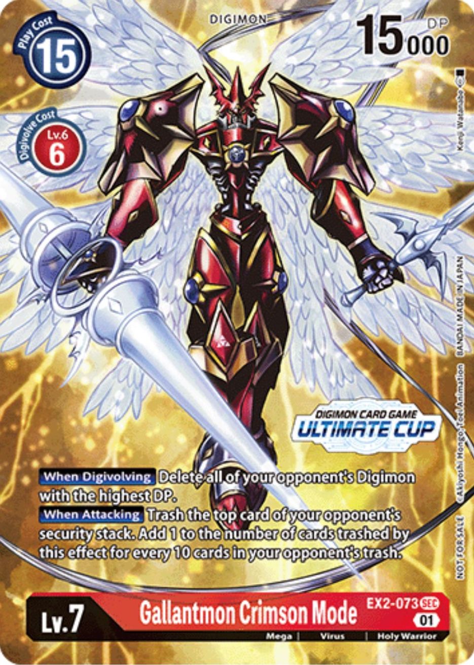 Gallantmon Crimson Mode (Ultimate Cup) Digital Hazard Digimon Card Game