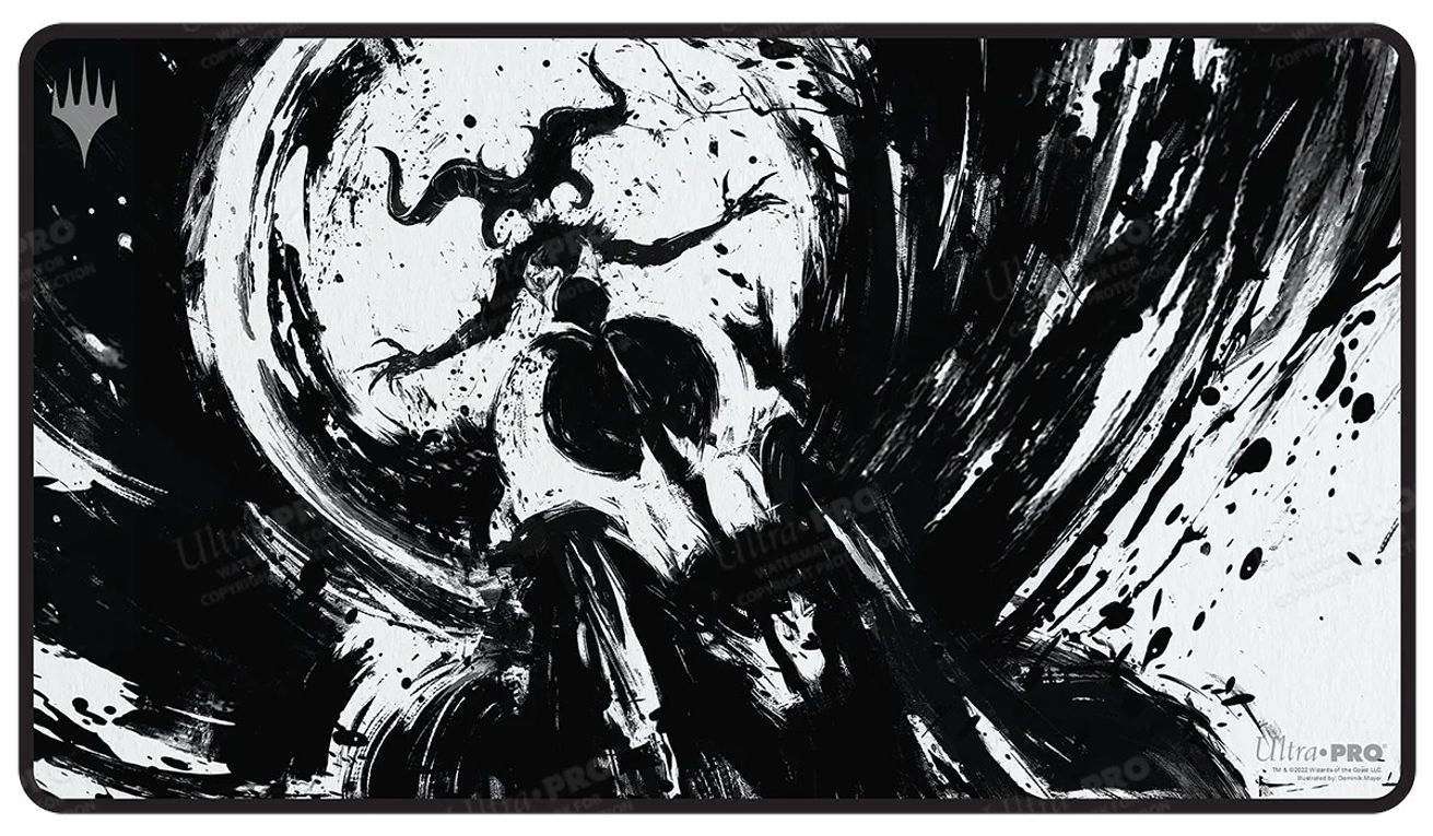 March of the Machine Sheoldred Black Stitched Standard Gaming Playmat