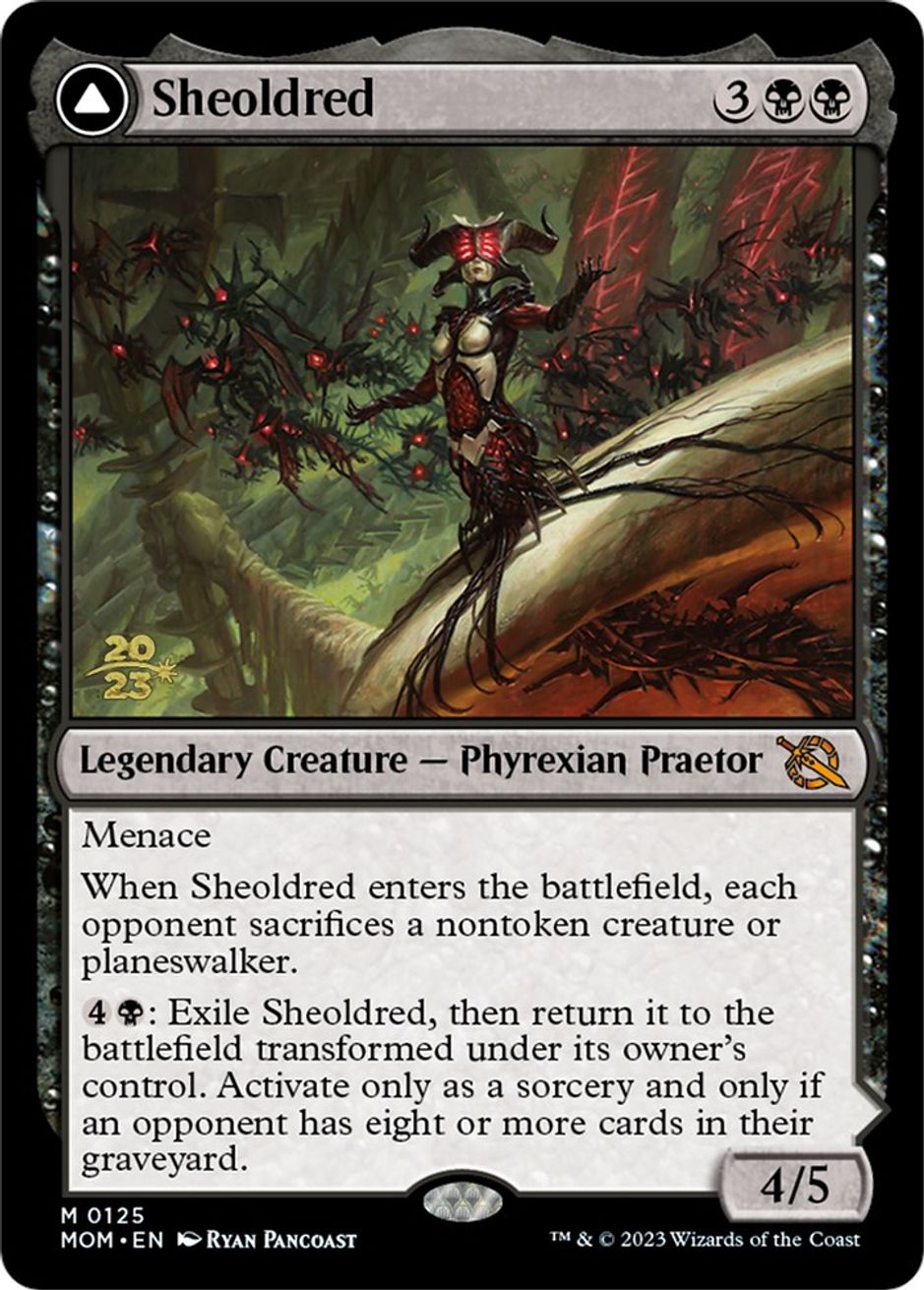 Sheoldred Prerelease Cards Magic The Gathering