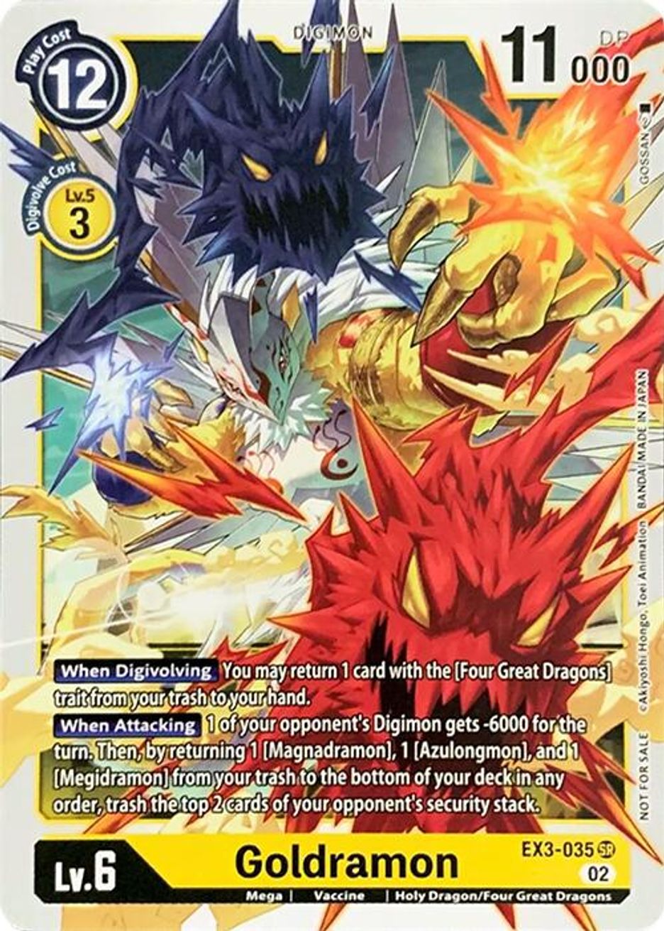 Goldramon Revision Pack Cards Digimon Card Game