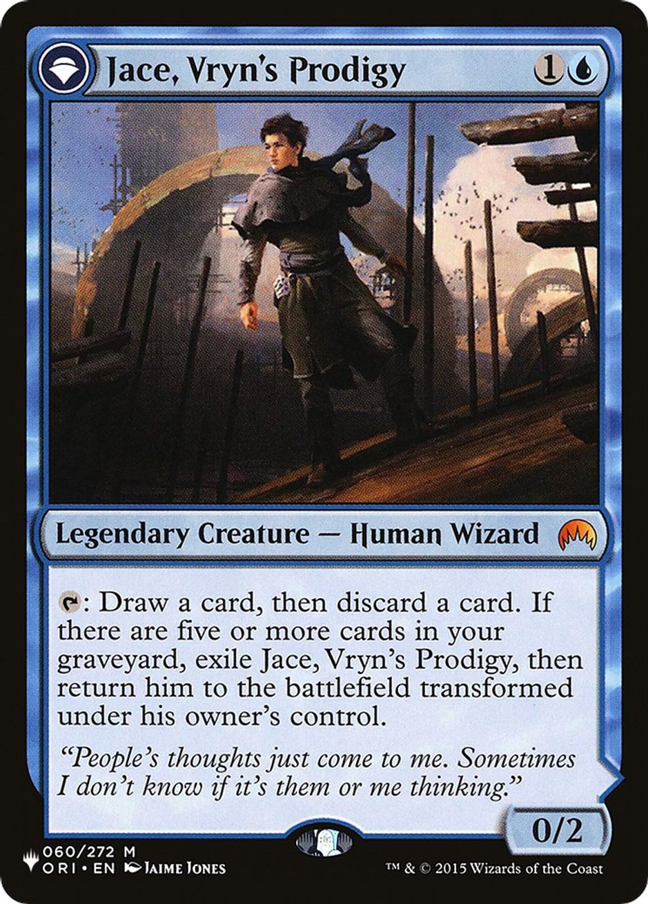 Jace, Vryn's Prodigy The List Reprints Magic The Gathering