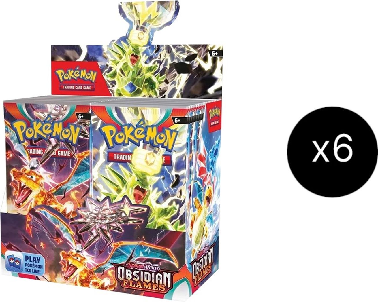 Obsidian Flames Booster Box Case - SV03: Obsidian Flames - Pokemon