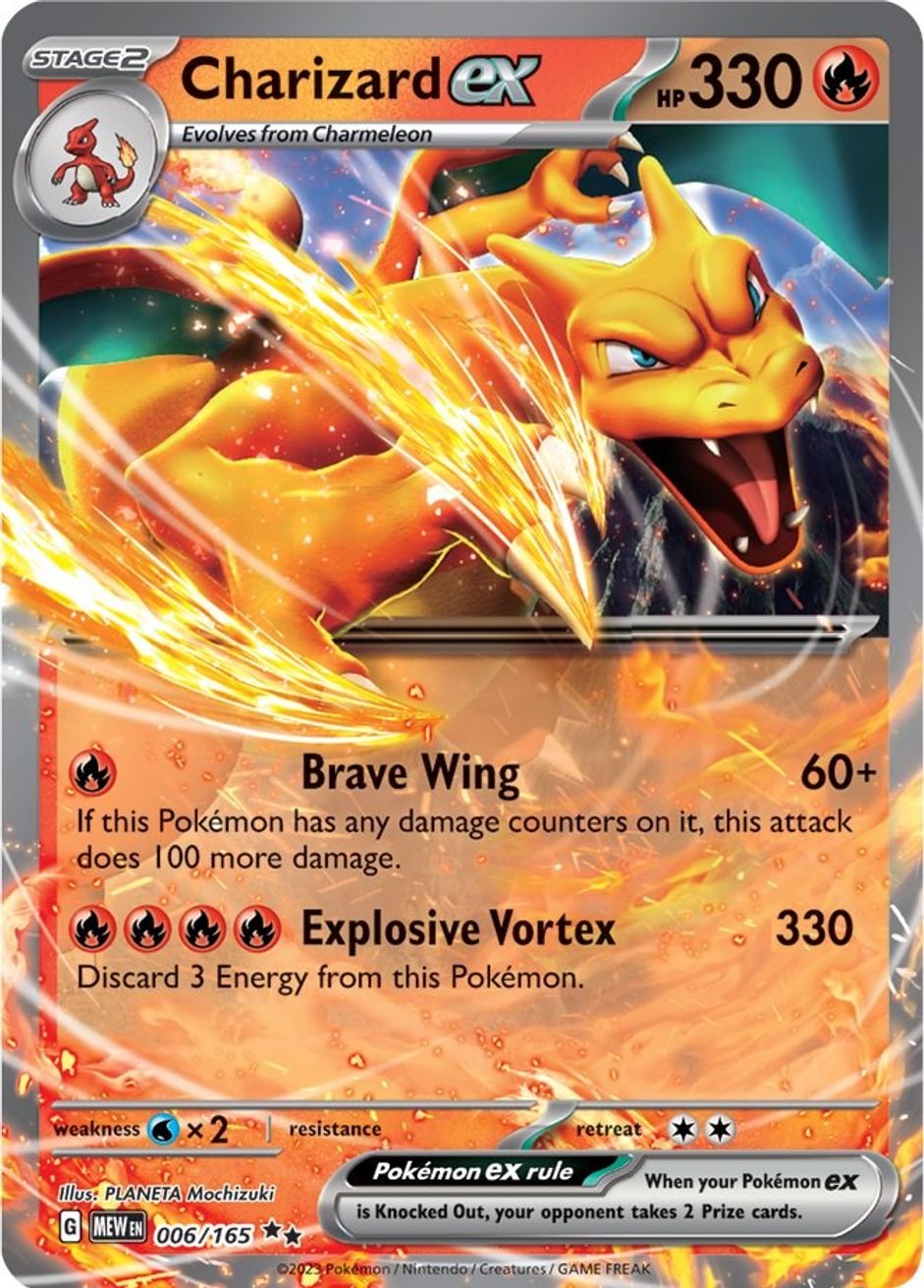 Charizard ex - 006/165 - SV: Scarlet & Violet 151 - Pokemon