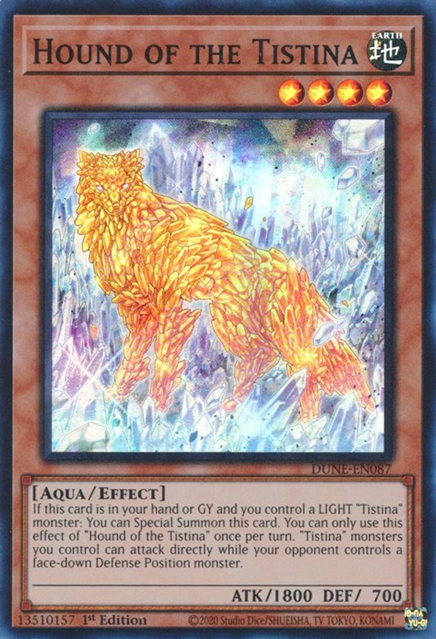 Yu-Gi-Oh! Shaddoll Hound (DUEA-ENDE4) – Limited Edition Super Rare Sammelkarte
