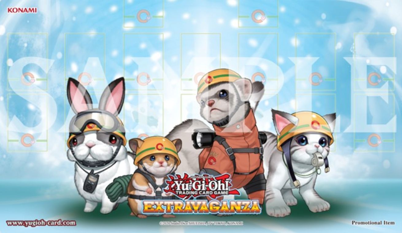 YuGiOh! 2023 Extravaganza WinAMat Rescue Team Konami Playmats Playmats