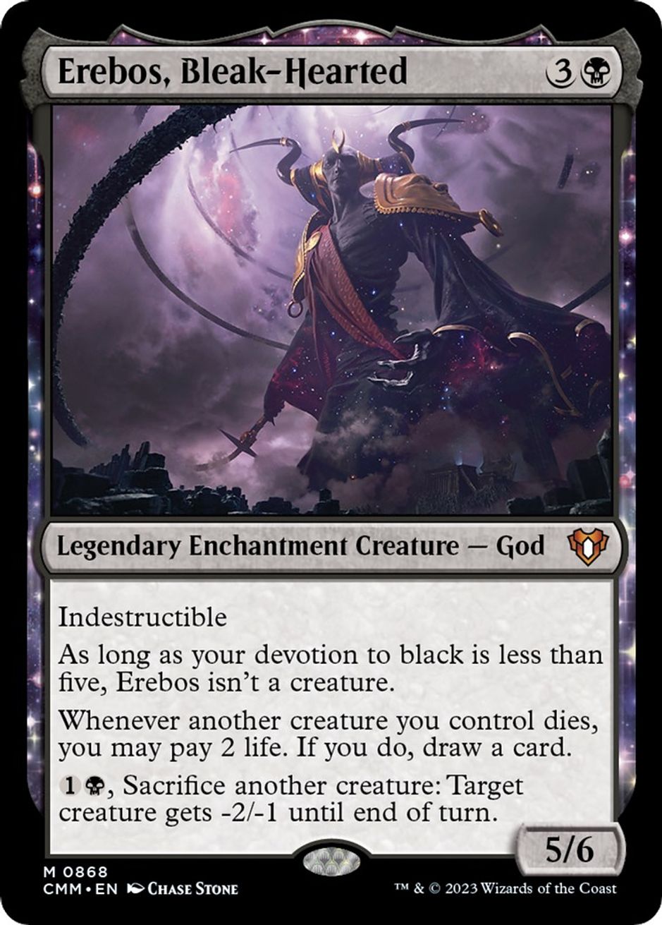 Erebos, Bleak-Hearted - Commander Masters - Magic: The Gathering