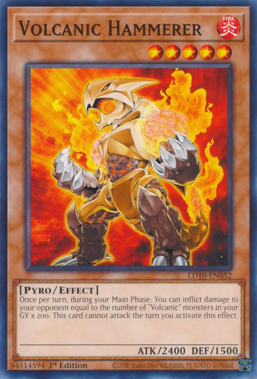 Volcanic Hammerer Legendary Duelists Soulburning Volcano Yugioh