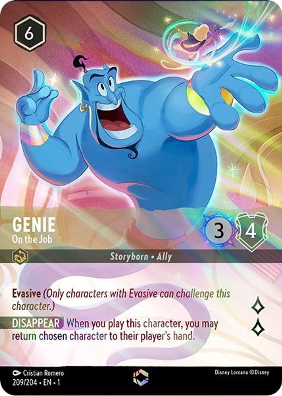Genie On the Job (Enchanted) The First Chapter Disney Lorcana