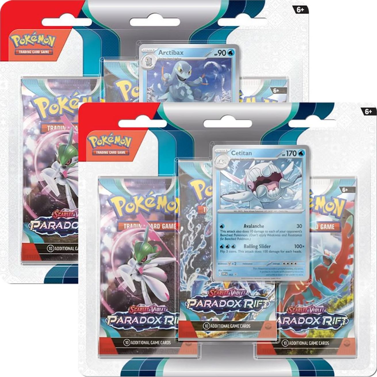 Paradox Rift 3 Pack Blister [Set Of 2] - SV04: Paradox Rift - Pokemon