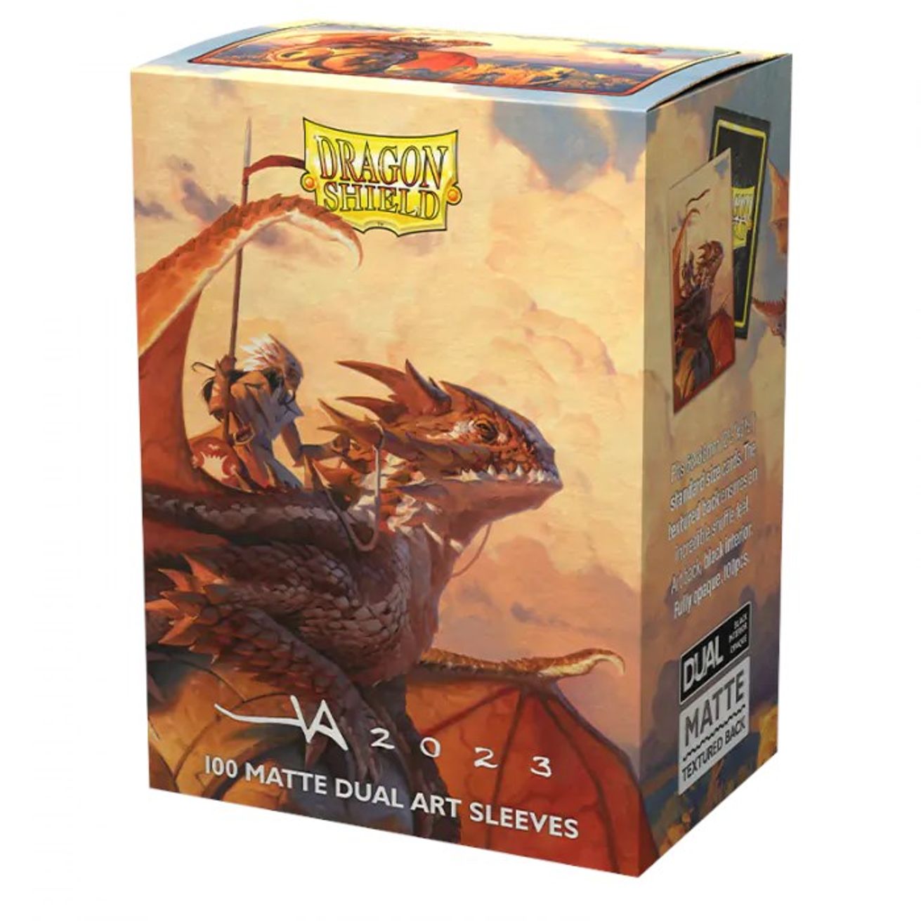 Dragon Shield Dual Matte Standard Sleeves The Adameer 100 Pack   513542 