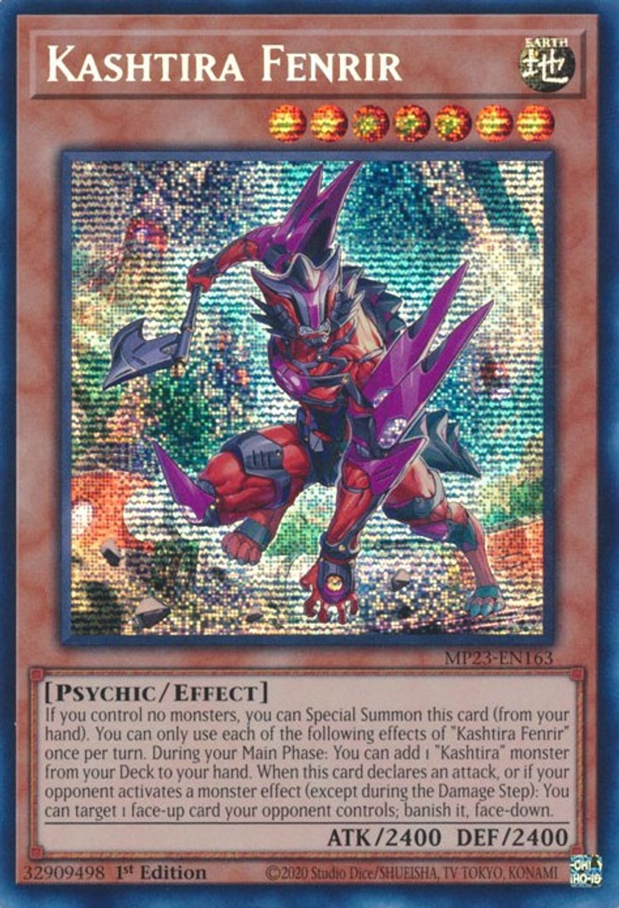 Carte Yugioh MP23-DE084 Dragon Squelette Fellgrant - Secret Rare 1ère Édition Allemand