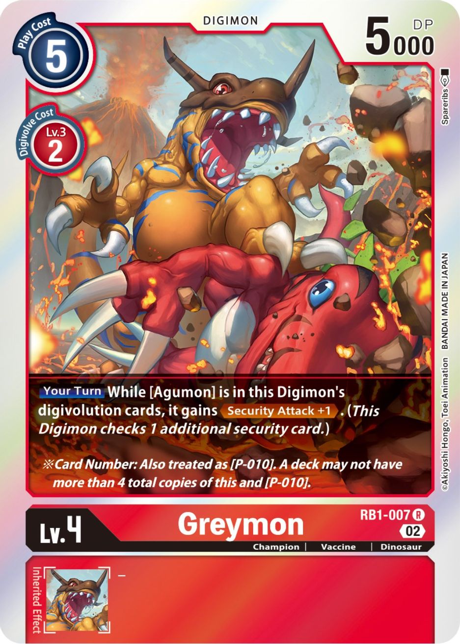 Greymon - Resurgence Booster - Digimon Card Game