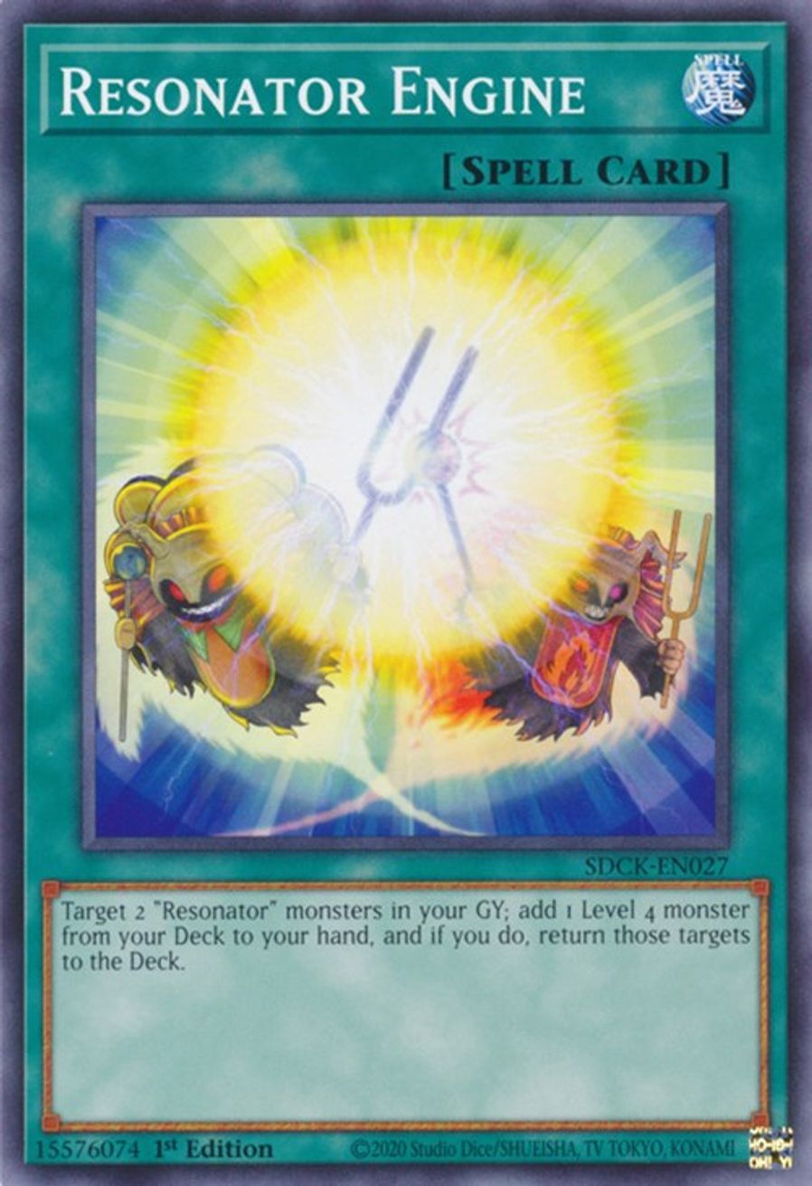 Resonator Engine Structure Deck The Crimson King YuGiOh