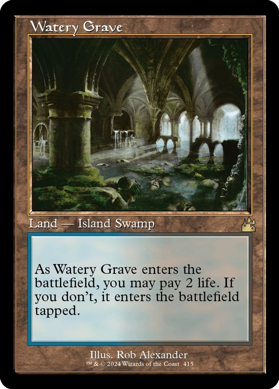watery-grave-retro-frame-ravnica-remastered-magic-the-gathering