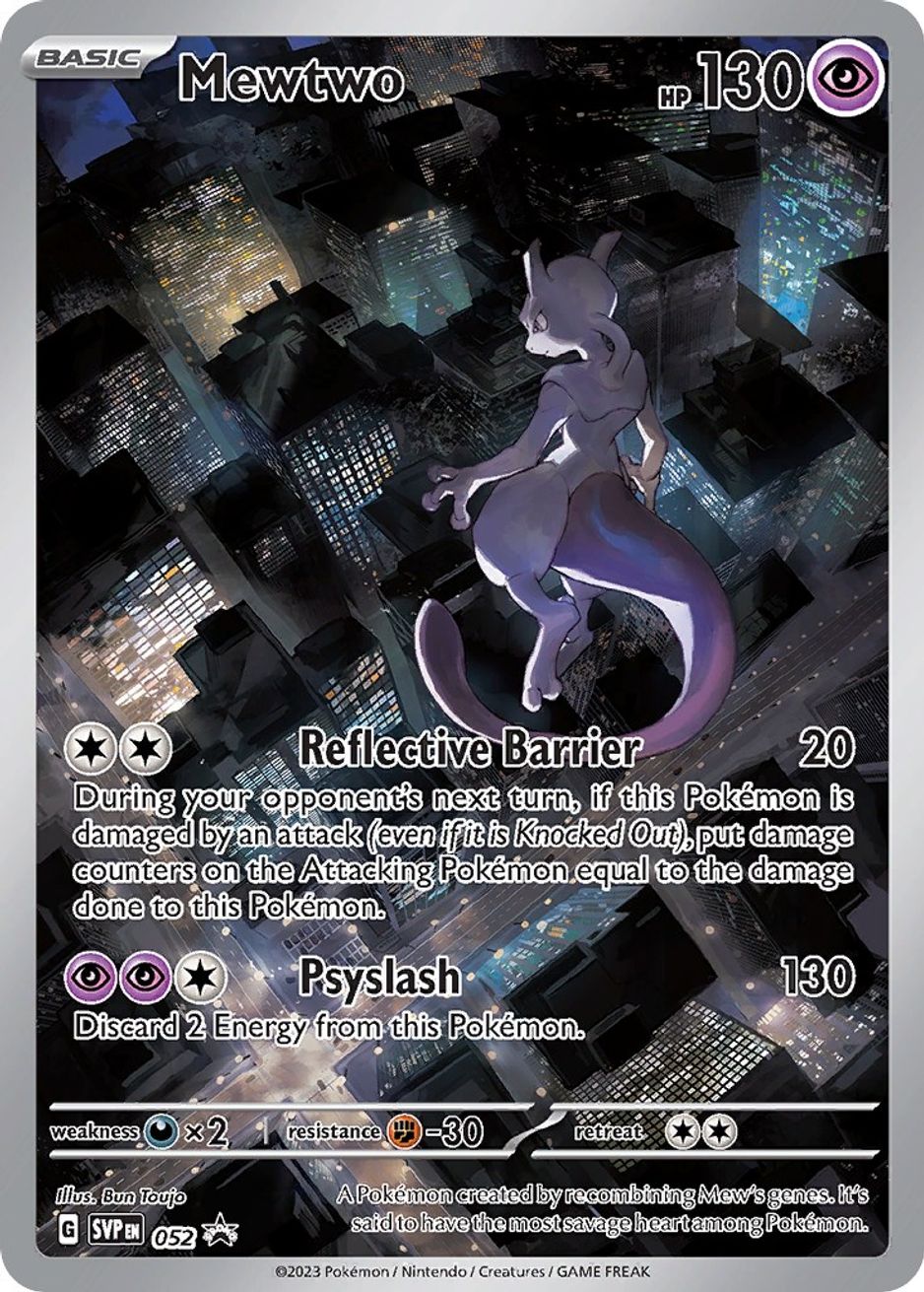 Mewtwo 052 Sv Scarlet And Violet Promo Cards Pokemon