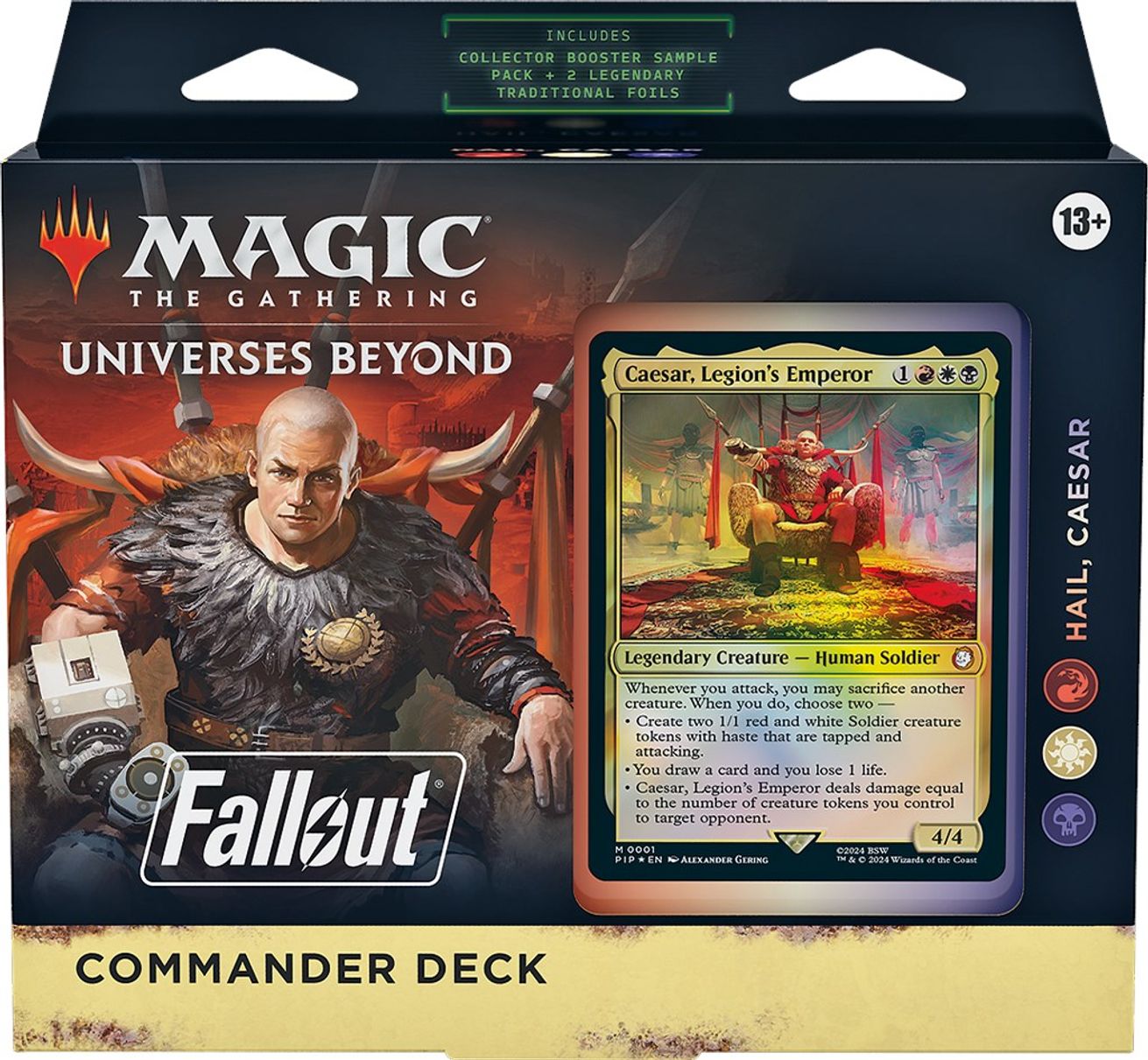 Universes Beyond Fallout Hail Caesar Commander Deck Universes Beyond Fallout Magic The 0633