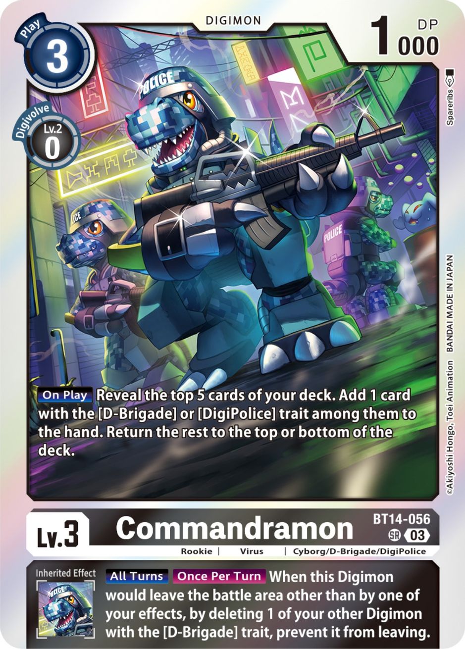 Commandramon - Blast Ace - Digimon Card Game