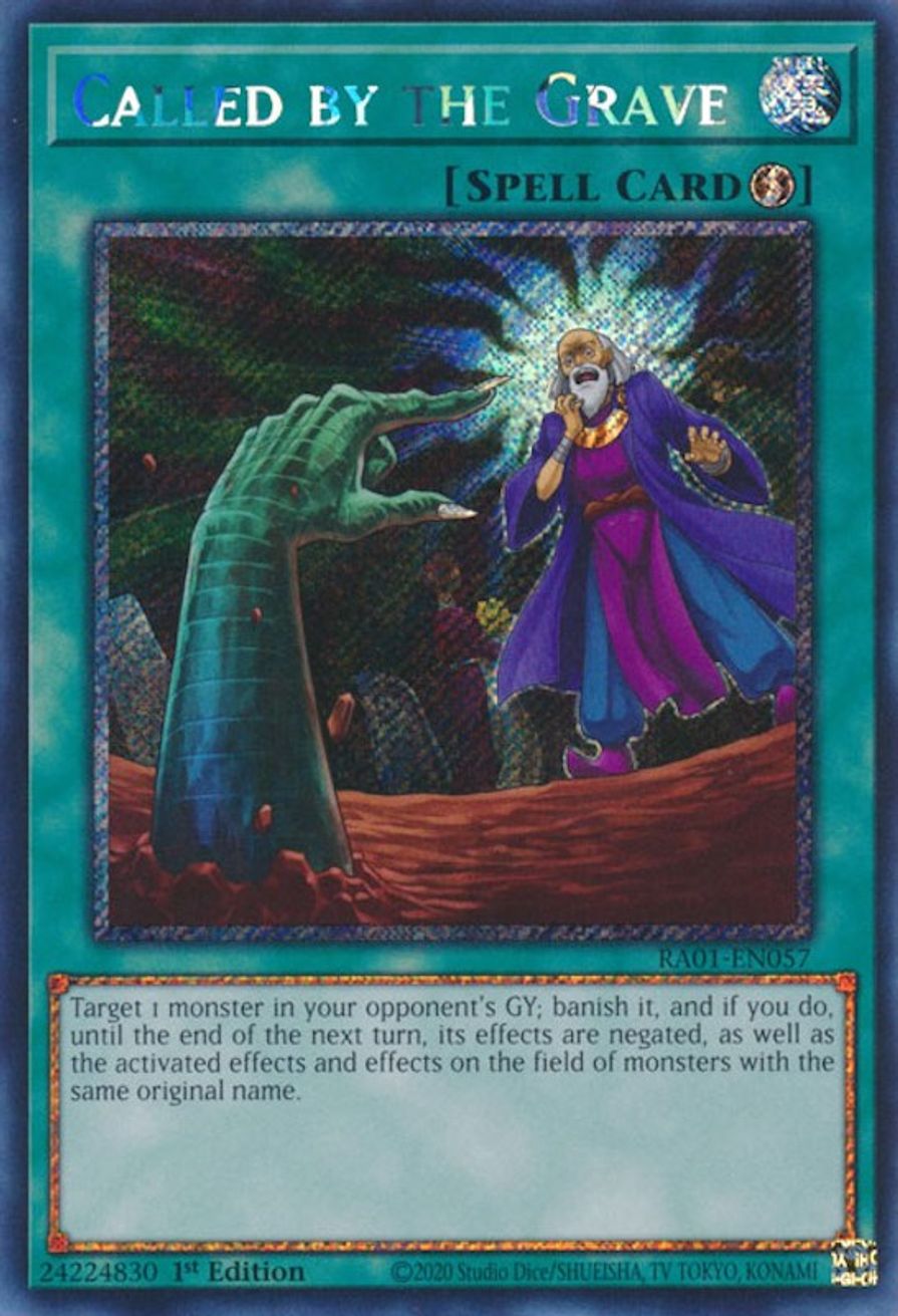 Aazon.co: YU-GI-OH! Called by The Grave - RA01-EN057 - Super Rare