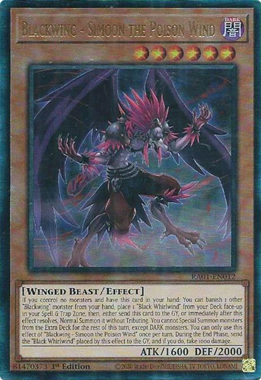 Blackwing - Simoon the Poison Wind (PUR) - 25th Anniversary Rarity ...