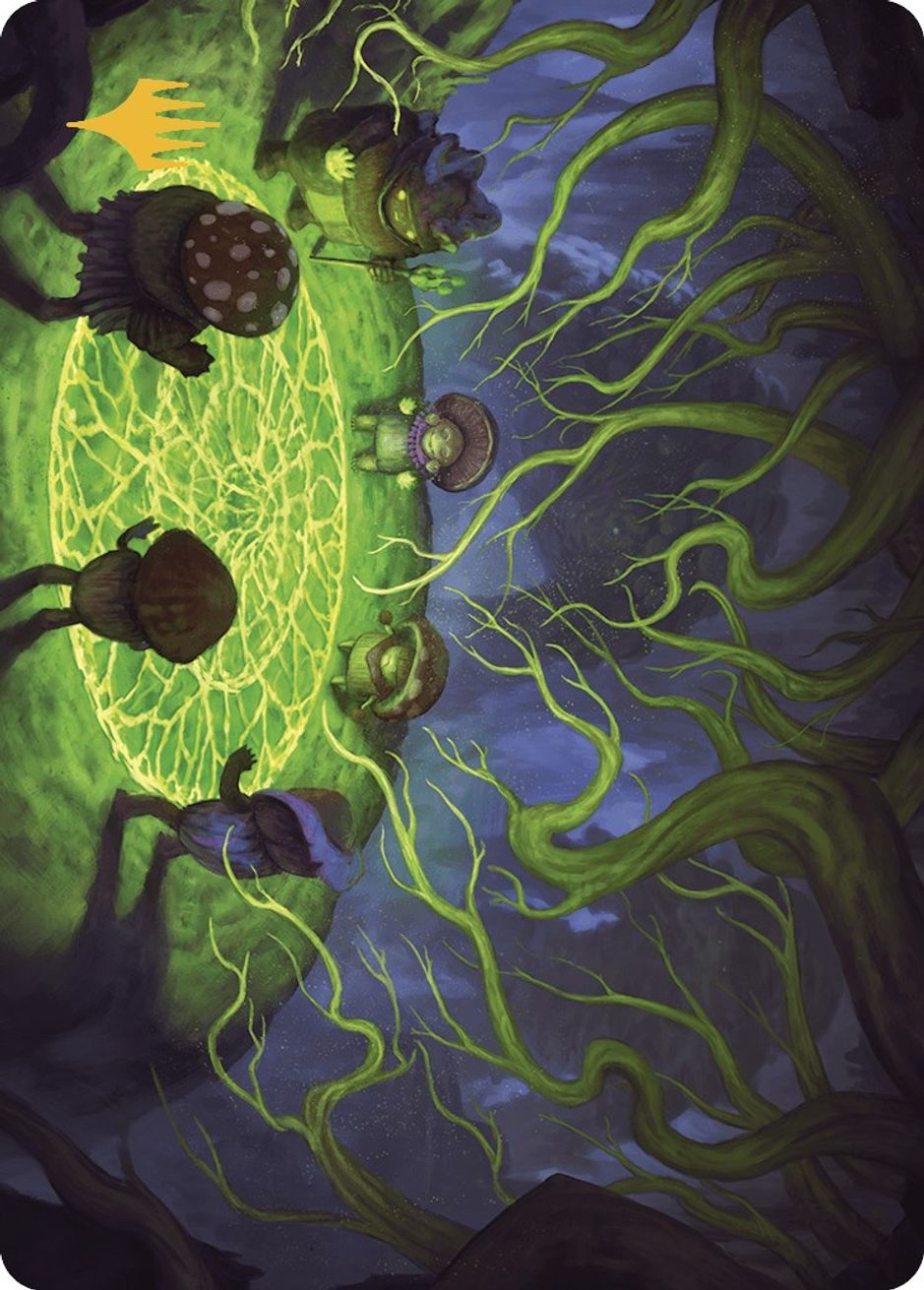 Growing Rites of Itlimoc Art Card (GoldStamped Planeswalker Symbol) Art Series The Lost