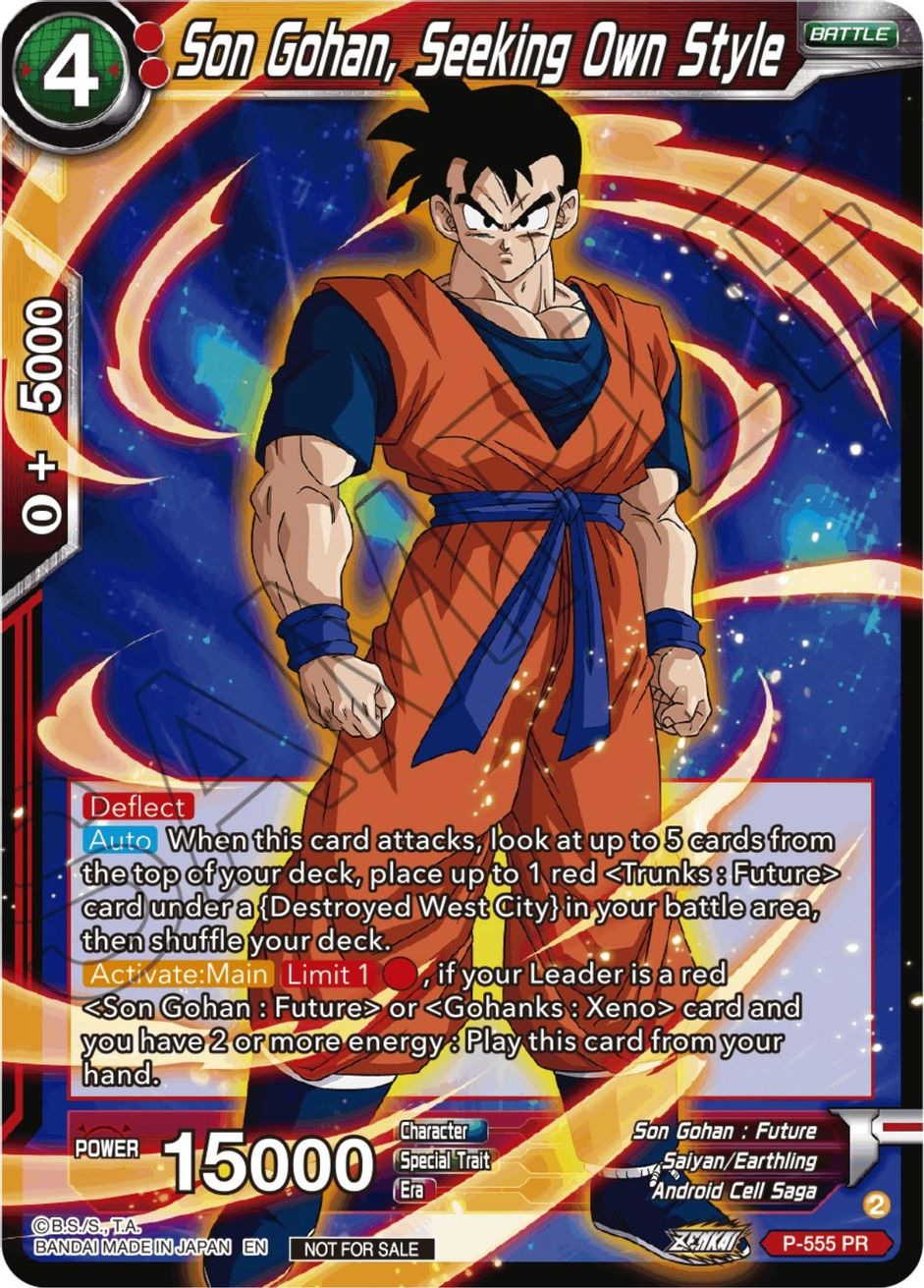 Son Gohan, Seeking Own Style (Zenkai Series Tournament Pack Vol.6 ...