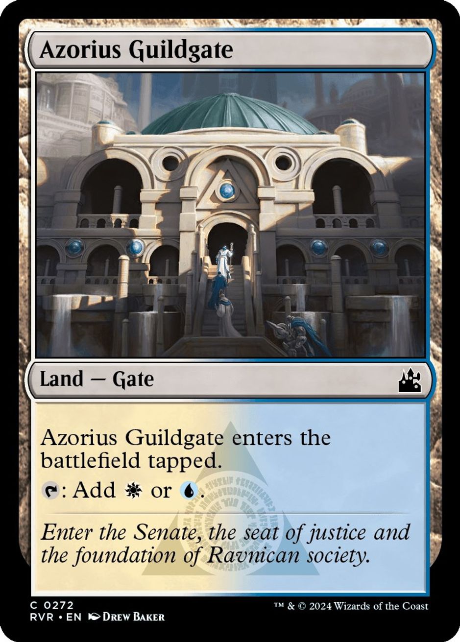 Azorius Guildgate - Ravnica Remastered - Magic: The Gathering