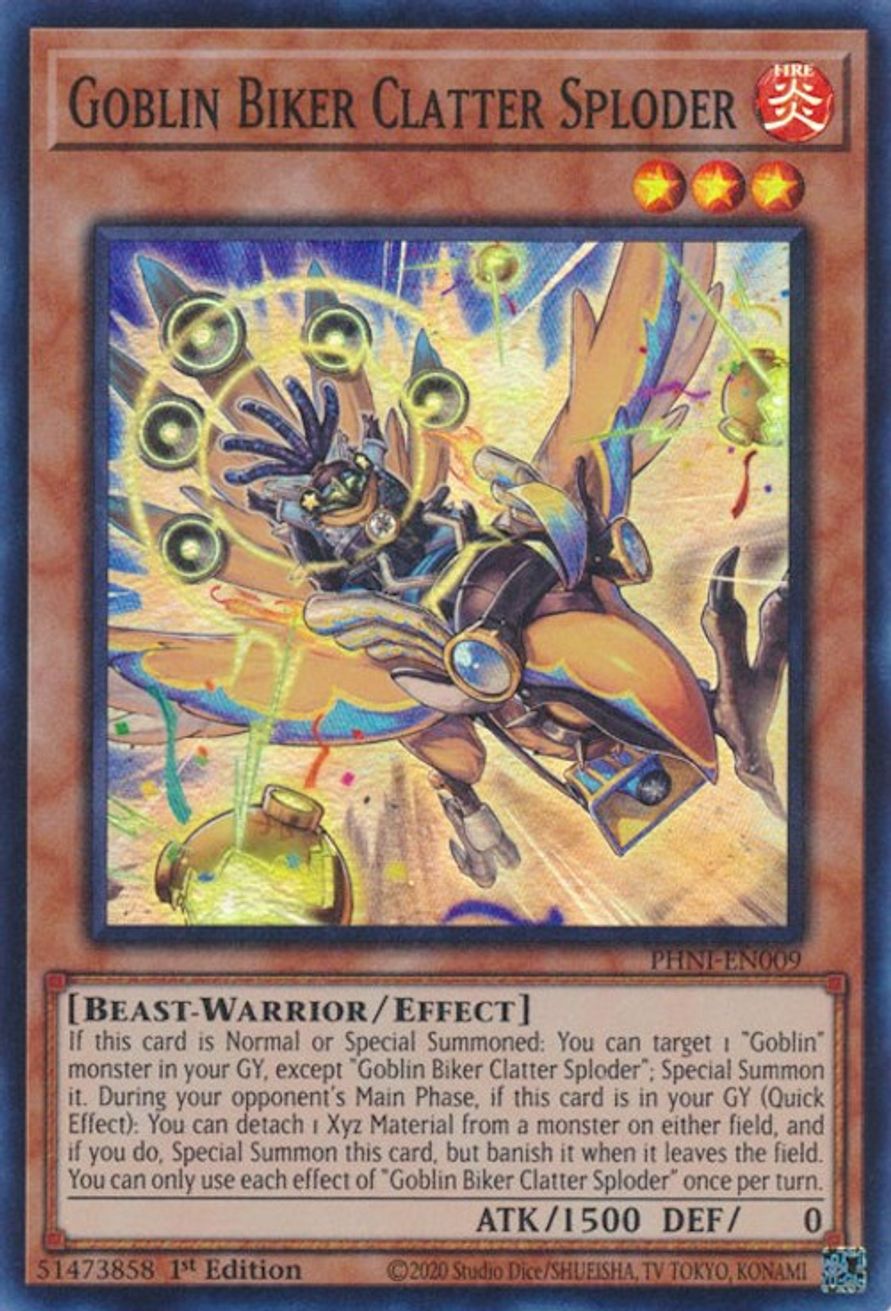 Goblin Biker Clatter Sploder - Phantom Nightmare - YuGiOh