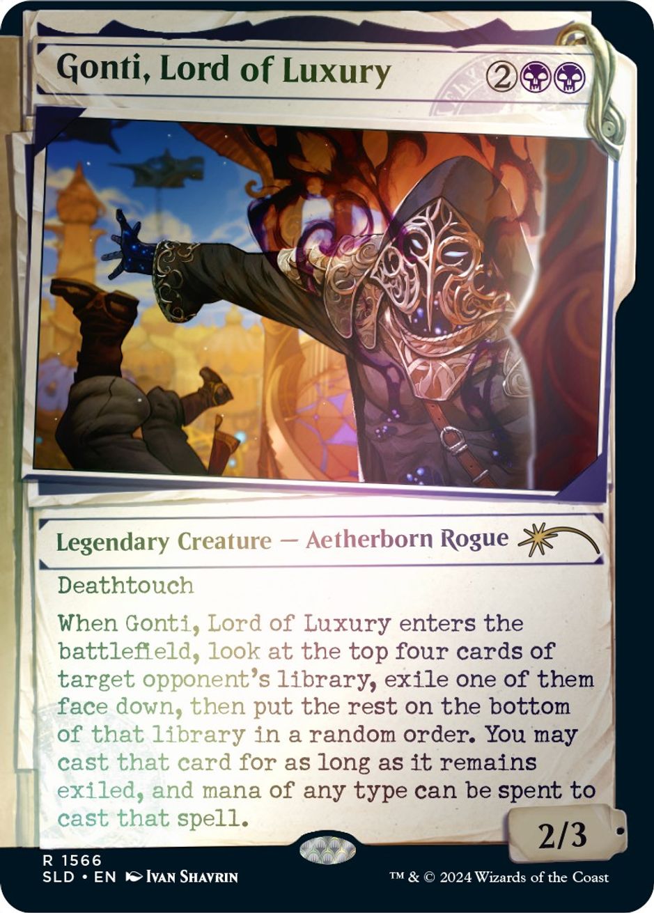 Gonti, Lord of Luxury (Rainbow Foil) - Secret Lair Drop Series - Magic ...