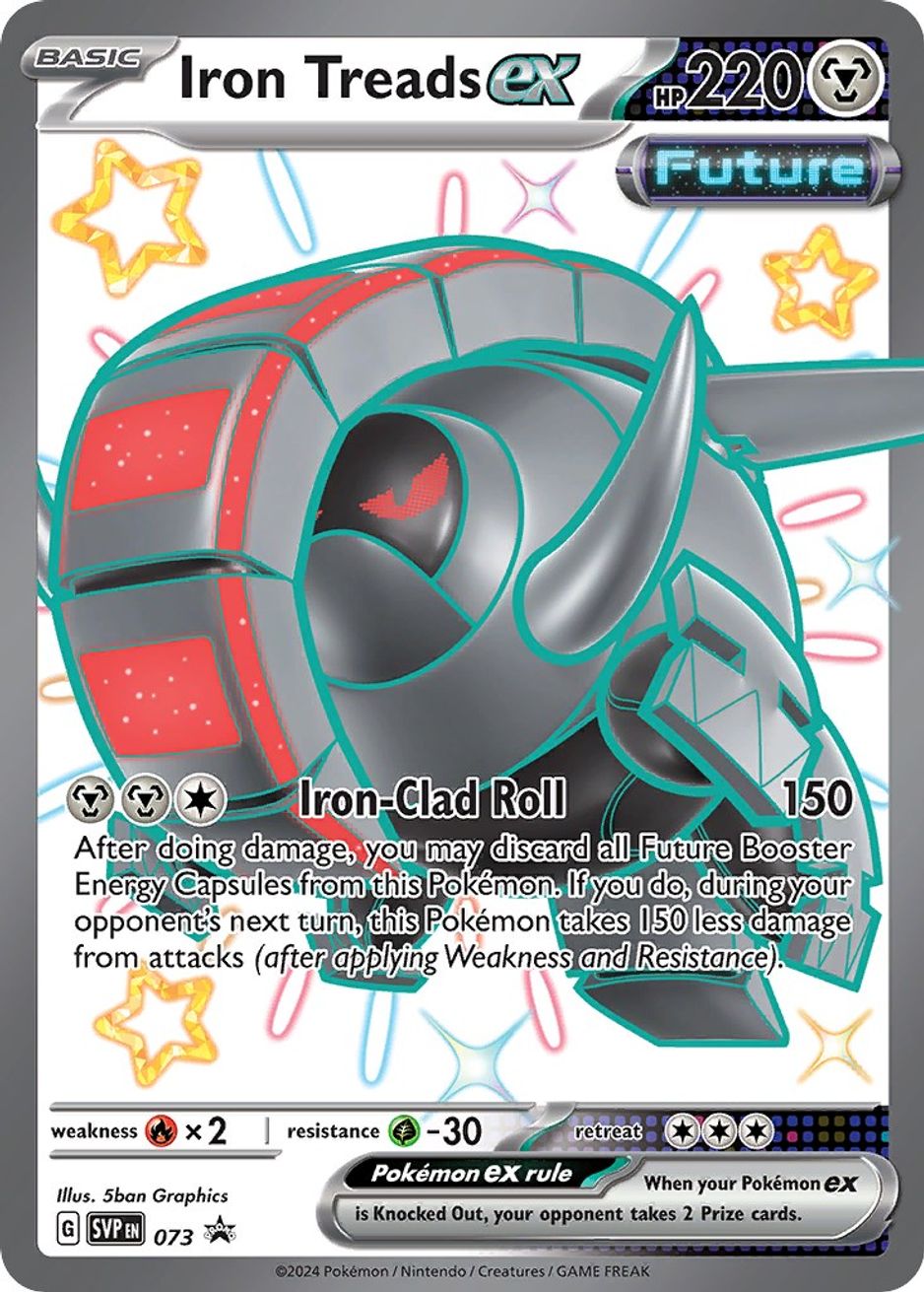 Iron Treads ex - 073 - SV: Scarlet & Violet Promo Cards - Pokemon