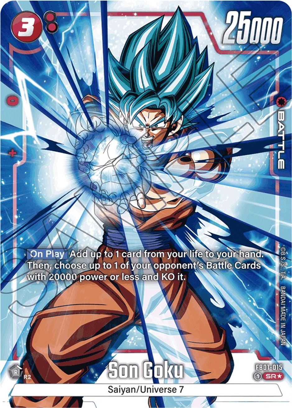 Son Goku - FB01-015 (Alternate Art) - Awakened Pulse - Dragon Ball ...
