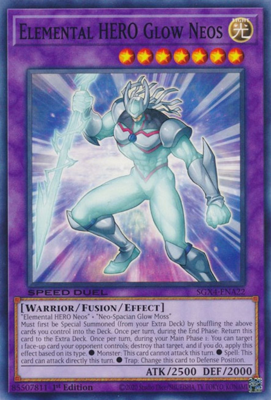 Elemental HERO Glow Neos Speed Duel GX Midterm Destruction YuGiOh