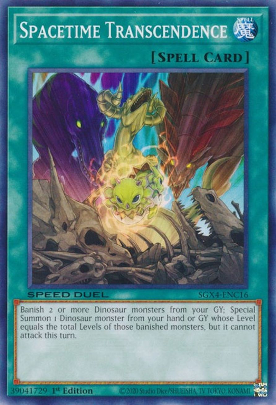 Spacetime Transcendence Speed Duel GX Midterm Destruction YuGiOh