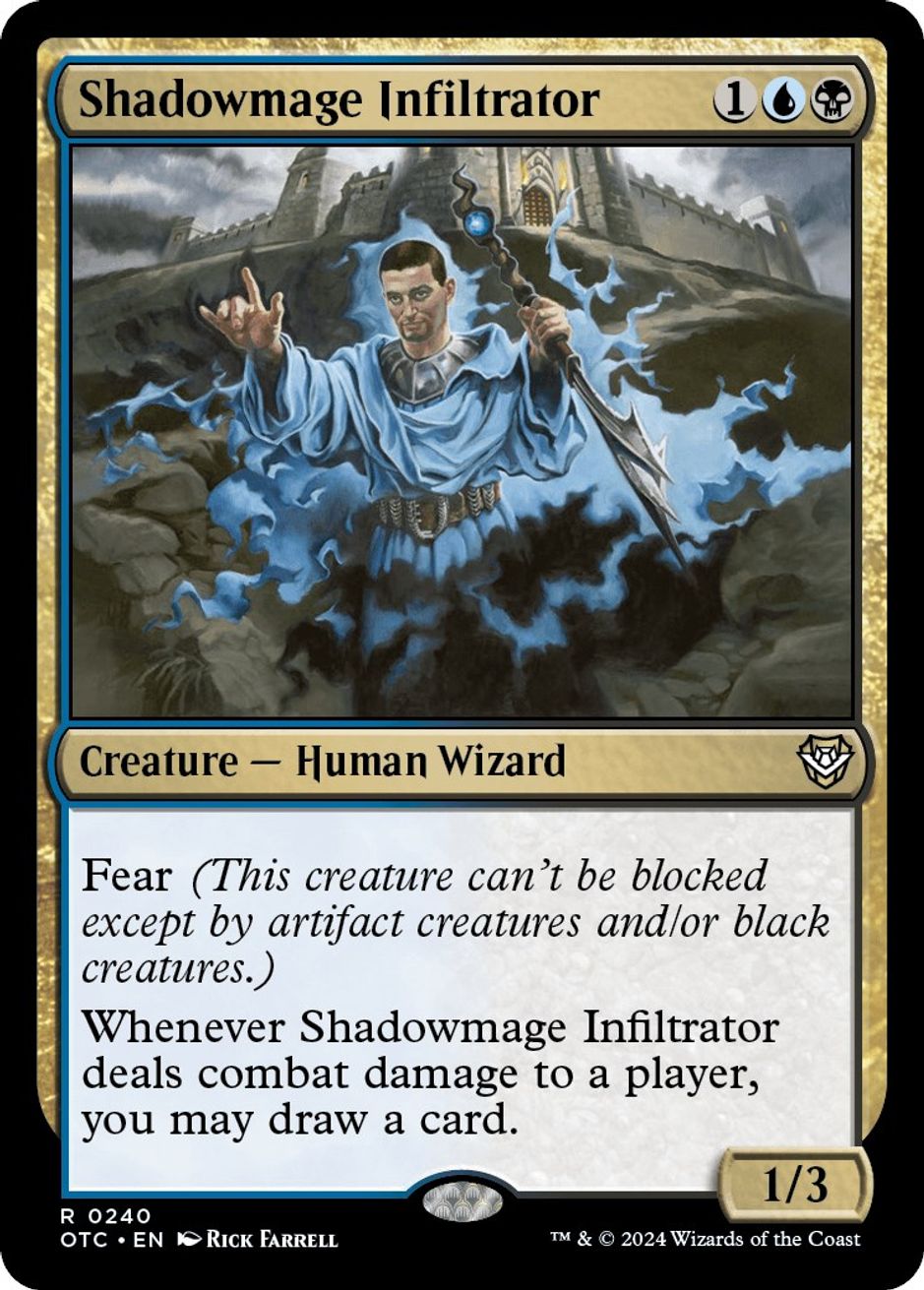 Shadowmage Infiltrator - Commander: Outlaws of Thunder Junction - Magic ...