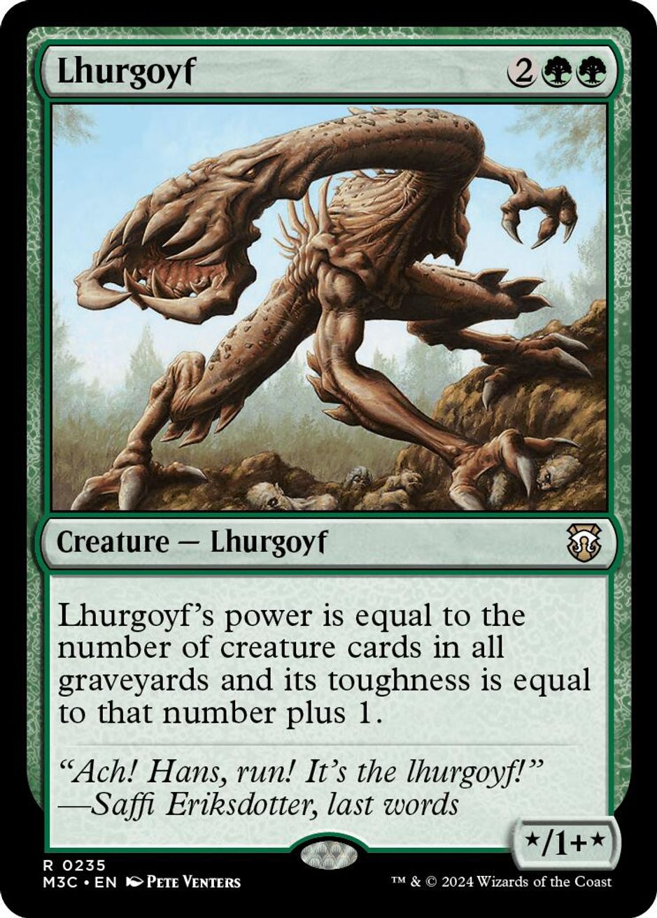 Lhurgoyf - Commander: Modern Horizons 3 - Magic: The Gathering