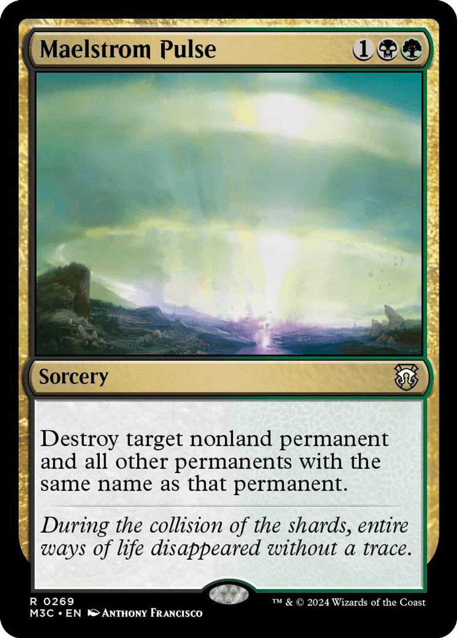 Maelstrom Pulse (Ripple Foil) - Commander: Modern Horizons 3 - Magic ...