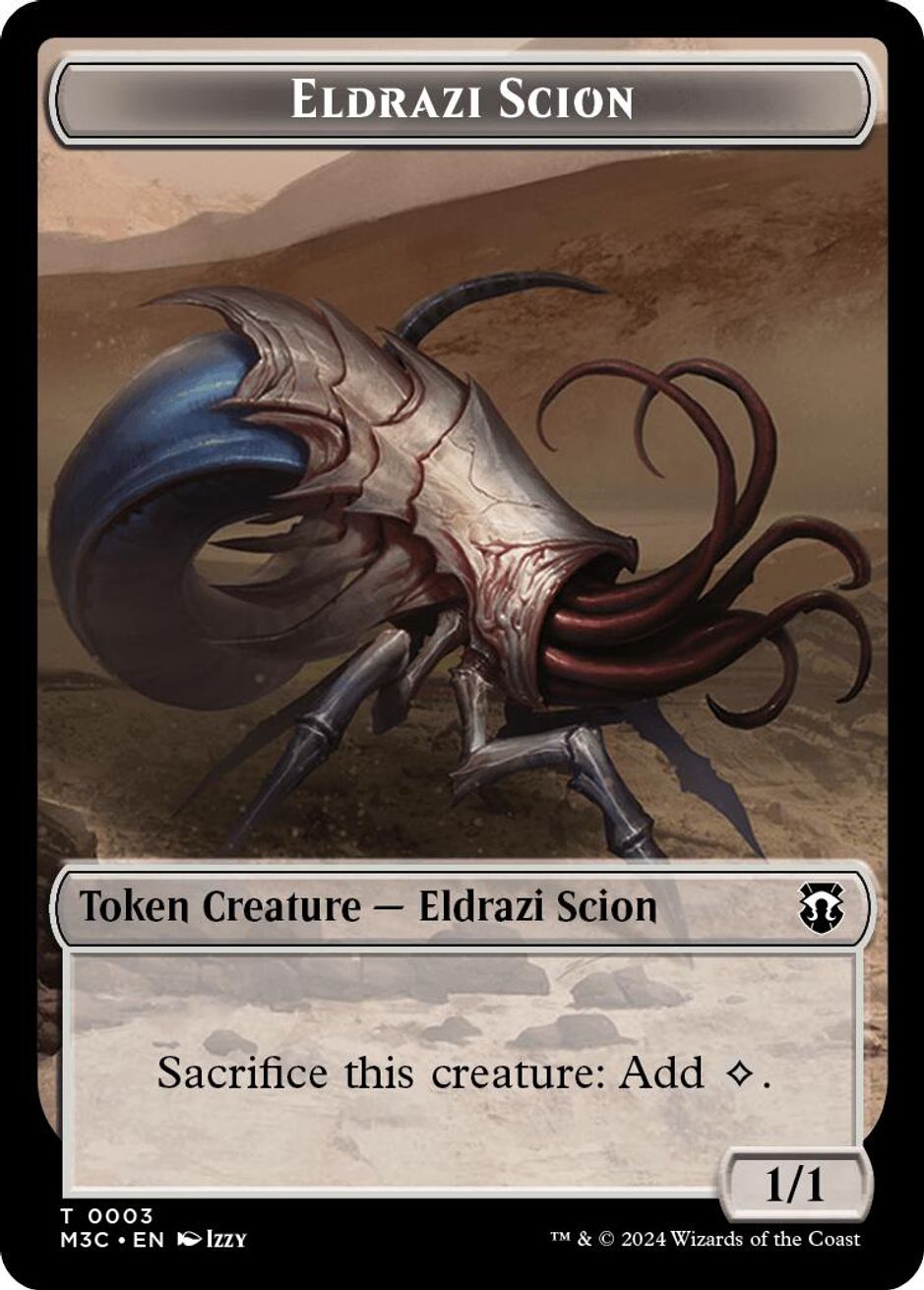 Eldrazi Scion // Eldrazi Spawn Double-Sided Token - Commander: Modern ...